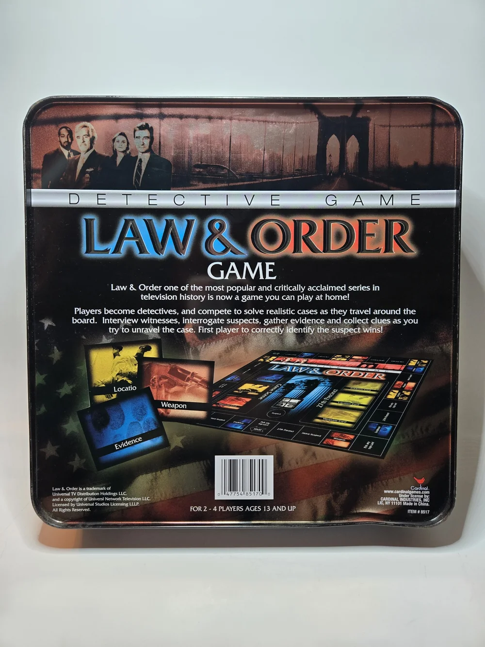 Law & Order Detective Board Game by Cardinal Industries
